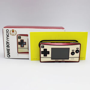 Nintendo Game Boy micro Happy Mario 20th Special Edition Boxed JPN Console