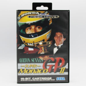 Ayrton Senna’s Super Monaco GP II PAL Game Boxed For Sega Mega Drive