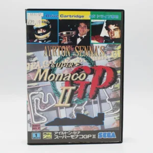 Ayrton Senna’s Super Monaco GP II JPN Game Boxed For Sega Mega Drive