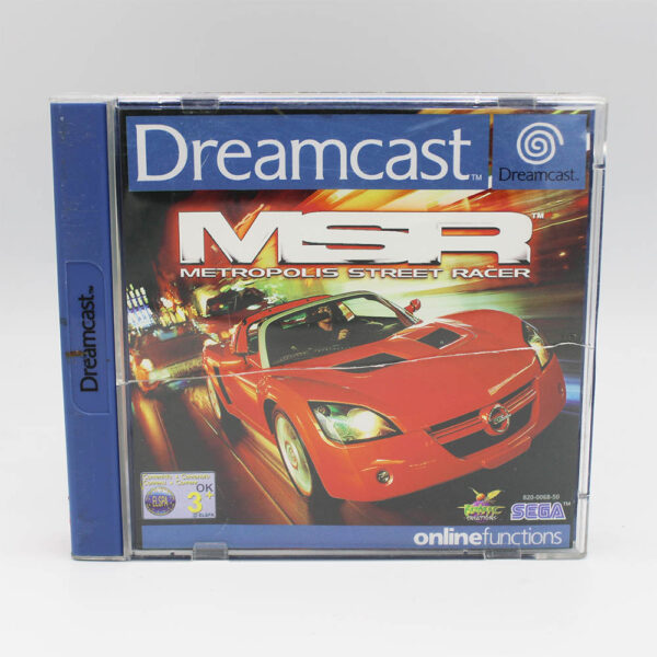 MSR Metropolis Street Racer PAL Game Complete In Box For Sega Dreamcast