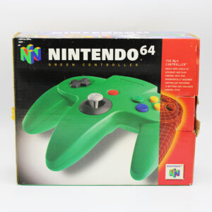 Official NUS-005A Green Controller PAL Boxed For Nintendo N64