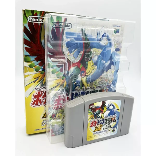 Pokemon Pocket Monsters Stadium Gold and Silver JPN Game Complete In Box For Nintendo N64
