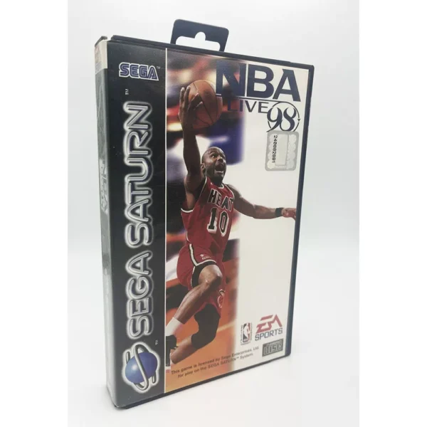 NBA Live 98 PAL Game Complete In Box For Sega Saturn