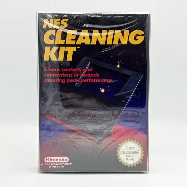 NES Cleaning Kit New Sealed (Upside Down Red Strip) PAL Game For Nintendo NES