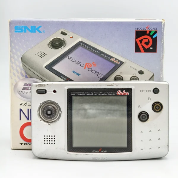 Neo Geo Pocket Color Slim Solid Silver Silver Boxed JPN Console
