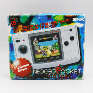 Neo Geo Pocket Color Platinum Silver Boxed PAL Console