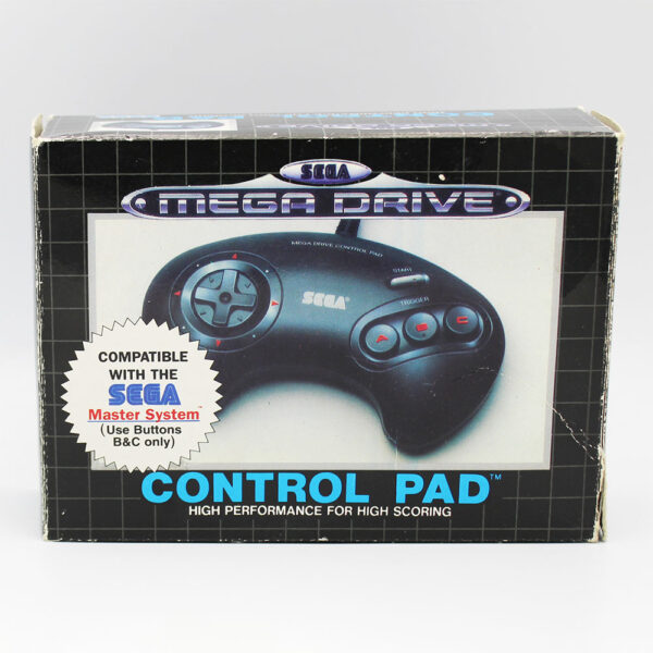 Official 1650 Controller PAL Boxed For Sega Mega Drive (White Start Button)