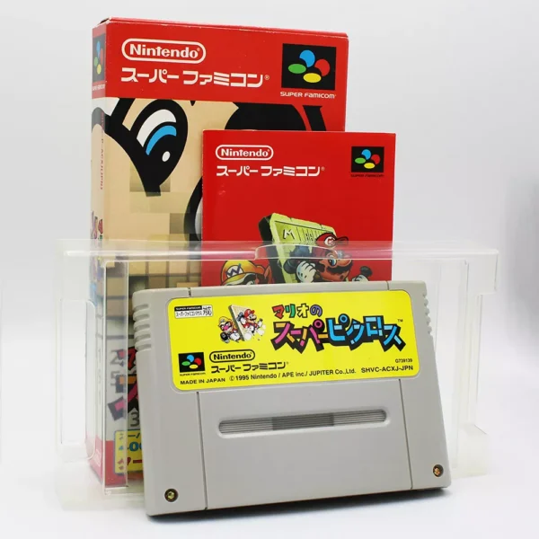 Mario's Super Picross JPN Game Complete In Box For Nintendo Super Famicom