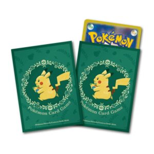 Pokémon Center Deck Shield Pikachu & Berries 64 Sleeves