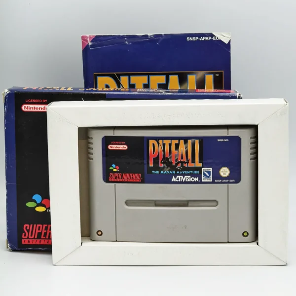 Pitfall The Mayan Adventure PAL Game Complete In Box For Nintendo Super Nintendo SNES