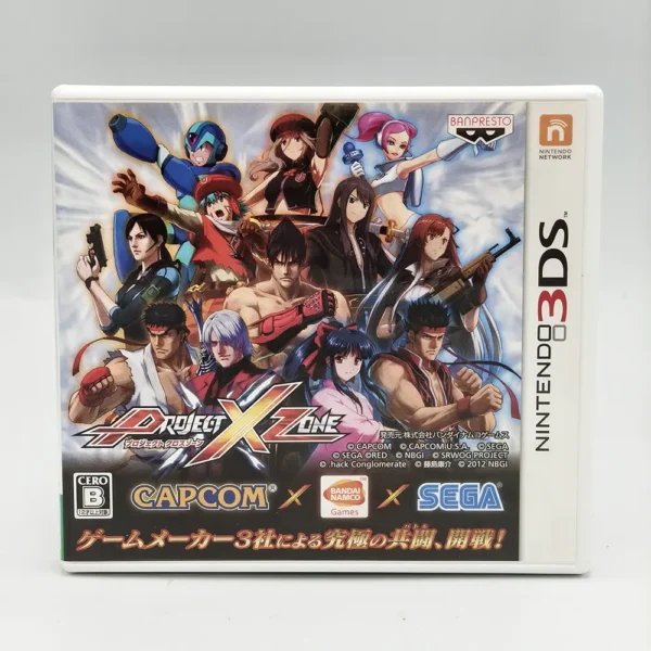 Project X Zone JPN Game Complete In Box For Nintendo 3DS