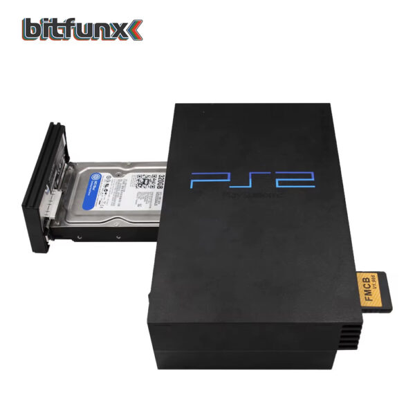 Bitfunx Gamestar Sony PS2 Playstation 2 2.5 / 3.5 SATA Adapter HDD / SSD With FMCB 1.966