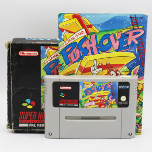 Push-Over PAL Game Complete In Box For Nintendo Super Nintendo SNES
