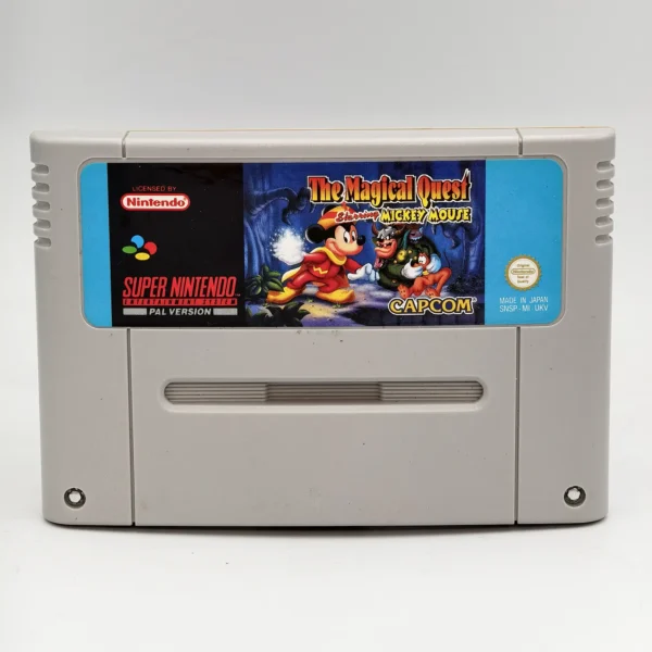 The Magical Quest Starring Mickey Mouse Game PAL Cart Only For Super Nintendo SNES