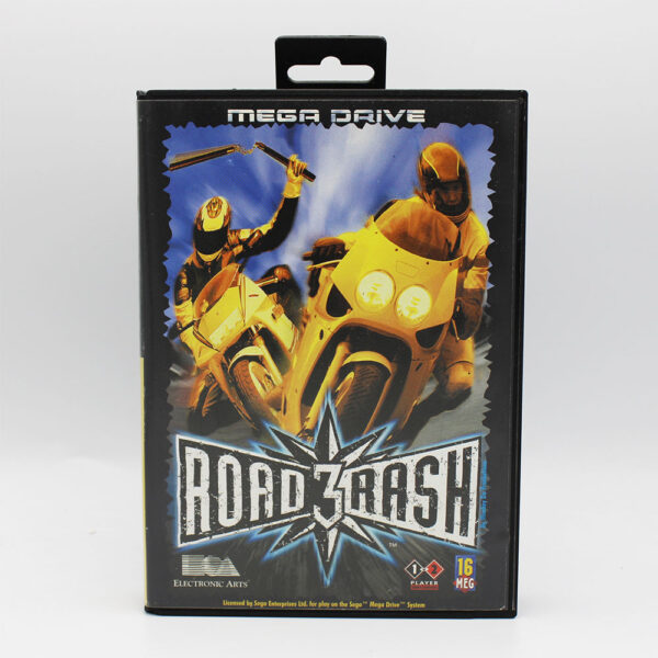 Road Rash 3 PAL Game Complete In Box For Sega Mega Drive