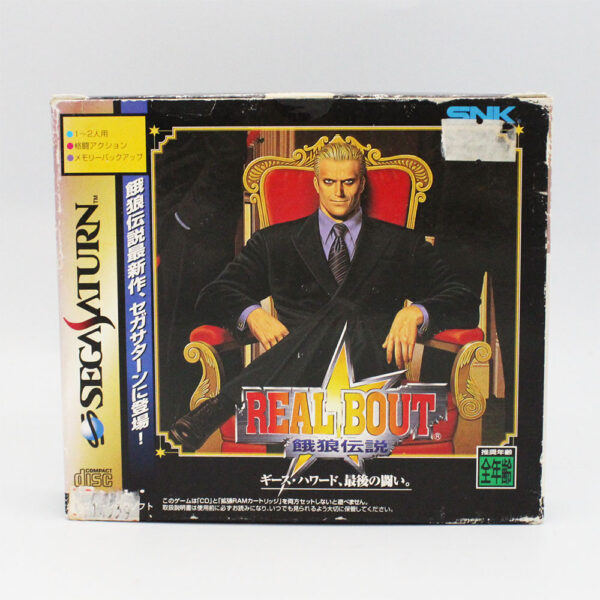 Real Bout Fatal Fury JPN Game Complete In Box For Sega Saturn