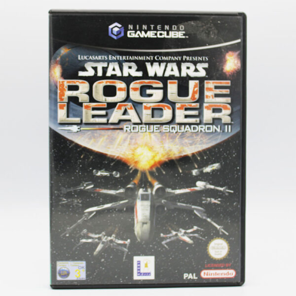 Star Wars Rogue Squadron II Rogue Leader PAL Game Complete In Box For Nintendo Gamecube