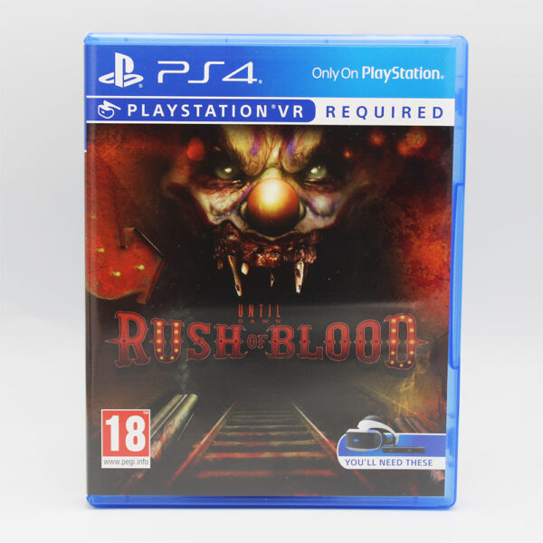 Until Dawn Rush Of Blood PAL Game Complete In Box For Sony PS4 Playstation 4
