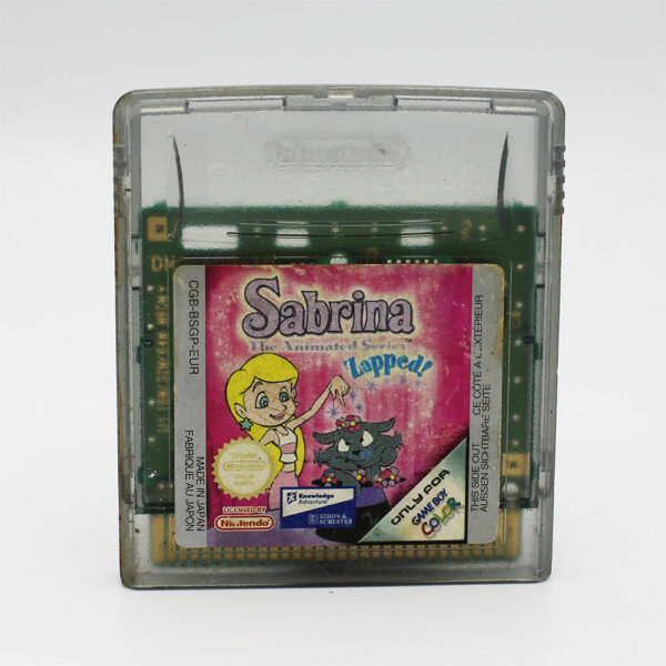 Sabrina The Animated Series Zapped Cart Only PAL Game For Nintendo Game Boy Color