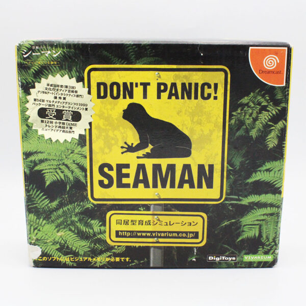 Seaman JPN Game Complete In Box For Sega Dreamcast