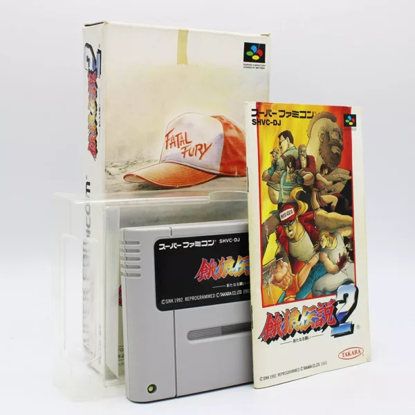 Fatal Fury 2 JPN Game Complete In Box For Nintendo Super Famicom