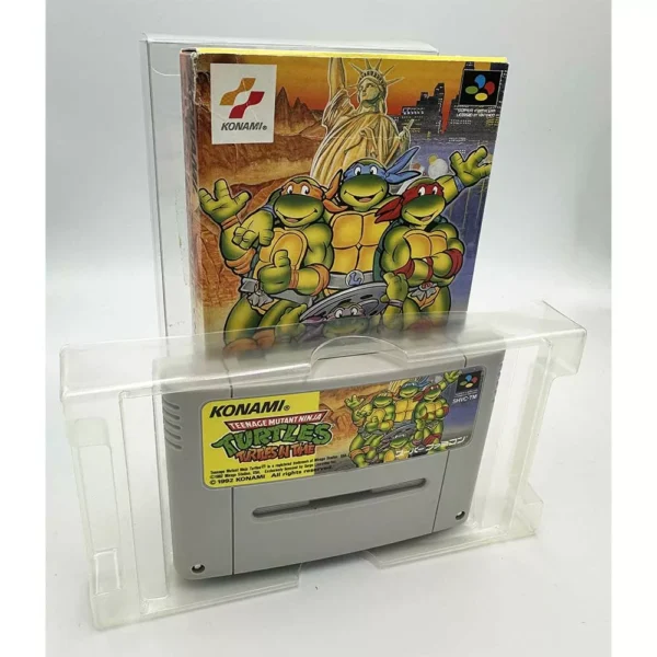 Teengae Mutant Ninja Turtles Turtles In Time JPN Boxed For Nintendo Super Famicom