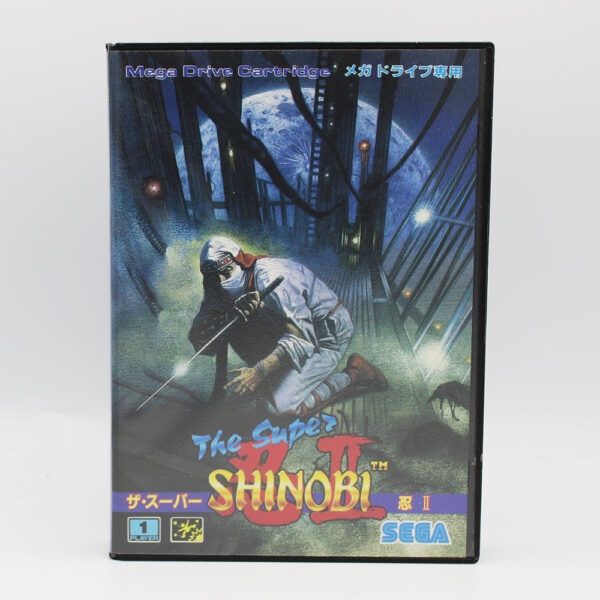 The Super Shinobi II JPN Game Complete In Box For Sega Mega Drive