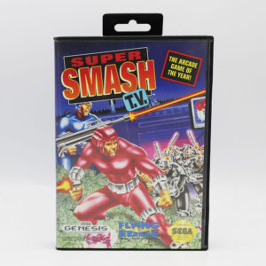 Super Smash TV USA Game Complete In Box For Sega Genesis