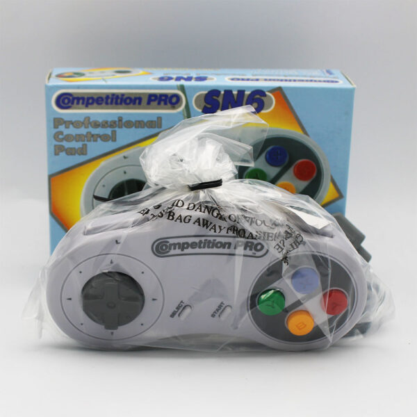 Competition Pro SN6 Professional Control Pad New Boxed For Nintendo SNES / Super Famicom
