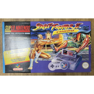 Nintendo SNES Super Nintendo Street Fighter 2 Turbo Edition Complete In Box PAL Console
