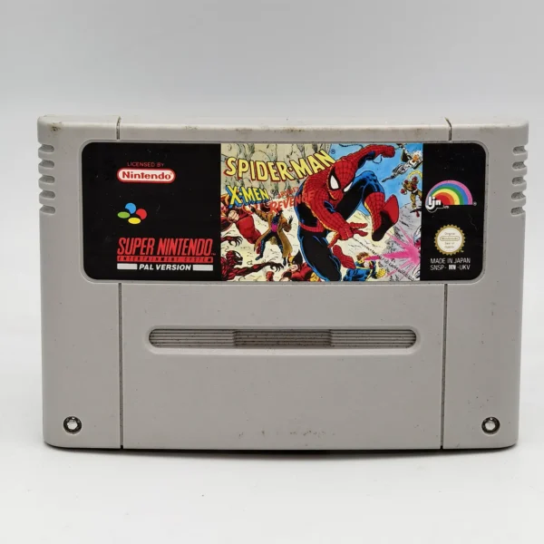 Spider-Man X-Men Arcades Revenge Game PAL Cart Only For Super Nintendo SNES
