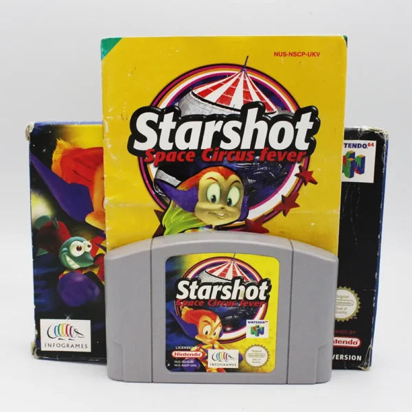Starshot Space Circus fever PAL Game Complete In Box For Nintendo N64