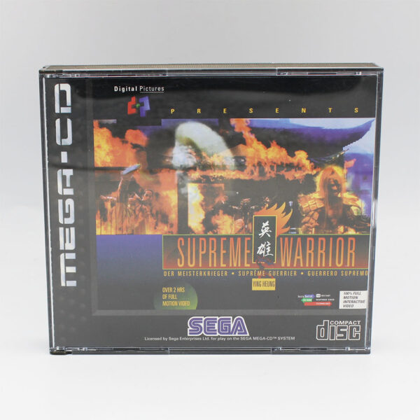 Supreme Warrior PAL Game Complete In Box For Mega CD
