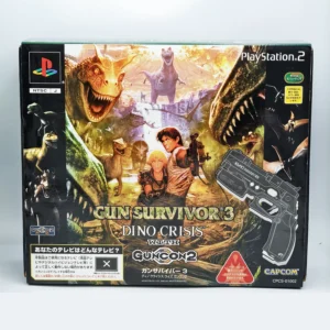 Gun Survivor 3 Dino Crisis With Guncon 2 JPN Game Complete In Box For Sony PS2 Playstation 2