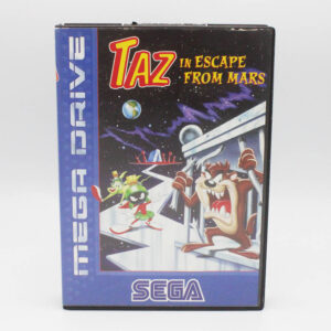 TAZ In Escape From Mars PAL Game Complete In Box For Sega Mega Drive