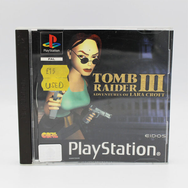 Tomb Raider III PAL Game Complete In Box For Sony Playstation
