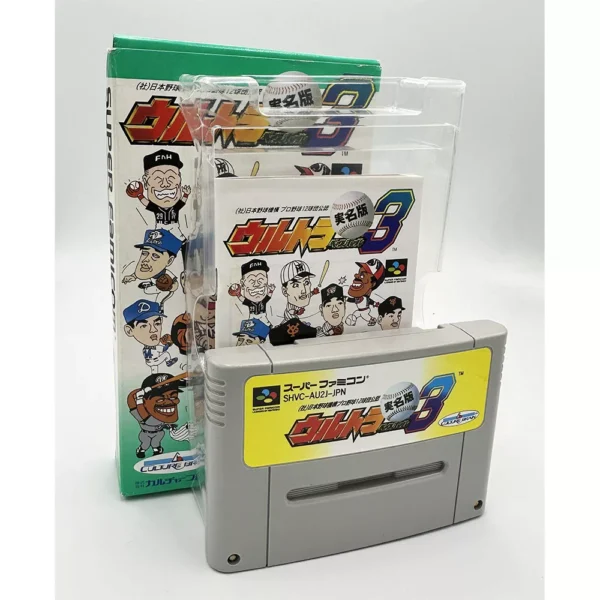 Ultra Baseball Jitsumeiban 3 JPN Game Complete In Box For Nintendo Super Famicom