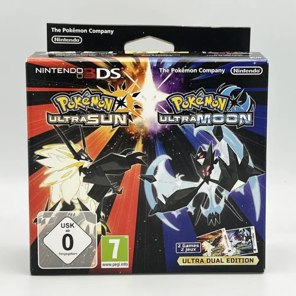 Pokemon Ultra Sun Ultra Moon Ultra Dual Edition New Sealed PAL Game For Nintendo 3DS
