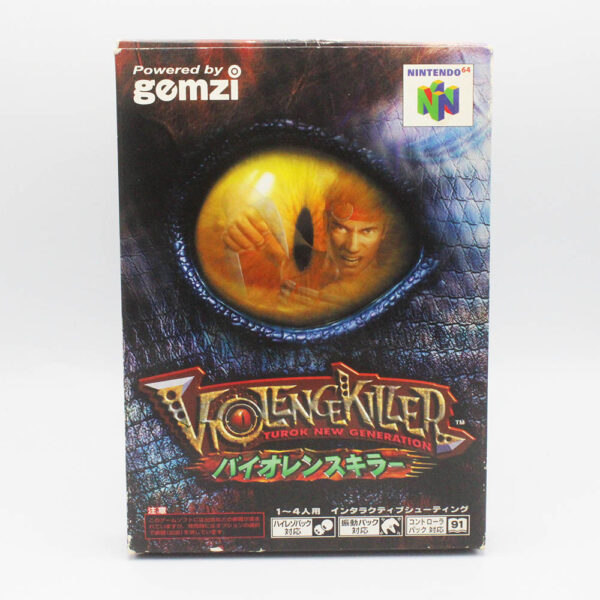 Violence Killer TUROK NEW GENERATION JPN Game Complete In Box For Nintendo N64