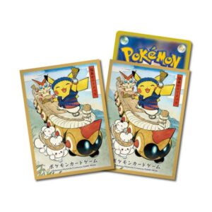 Pokémon Center Deck Shield Hanagasa Festival Ver. (Green) 64 Sleeves (Copy)