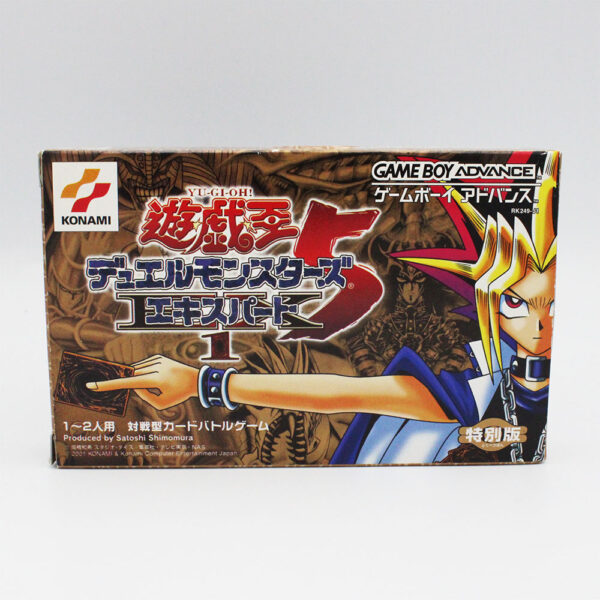 Yu-Gi-Oh! Duel Monsters 5 Expert 1 JPN Game Complete In Box For Nintendo Game Boy Advance