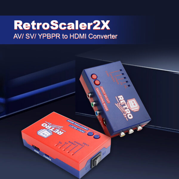 RETRO Scaler 2X HDMI Converter Upscaler Adapter Cable