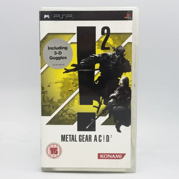 Metal Gear Acid 2 PAL Game Complete In Box For Sony PSP