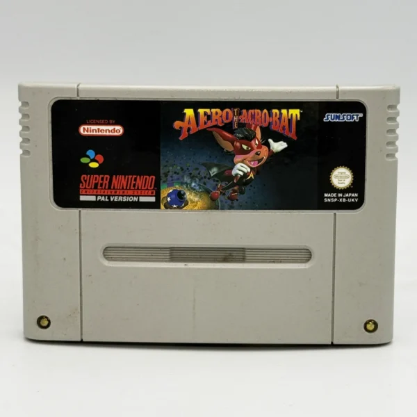 Aero Acro-Bat Game PAL Cart Only For Super Nintendo SNES