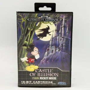 Castle Of Illusion Starring Mickey Mouse PAL Game Complete In Box For Sega Mega Drive