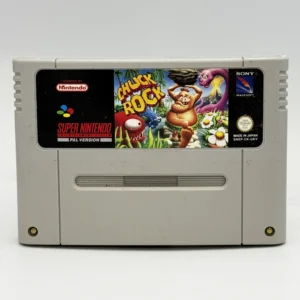 Chuck Rock Game PAL Cart Only For Super Nintendo SNES