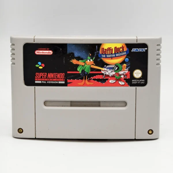 Daffy Duck The Marvin Missions Game PAL Cart Only For Super Nintendo SNES
