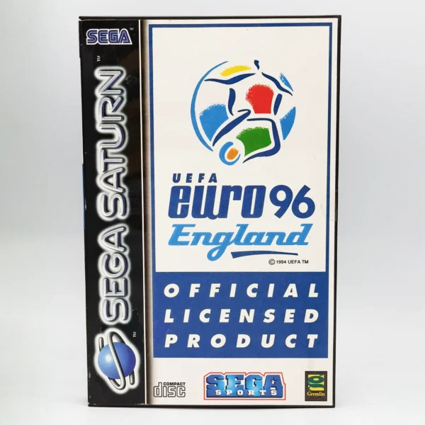 UEFA Euro 96 England PAL Game Complete In Box For Sega Saturn