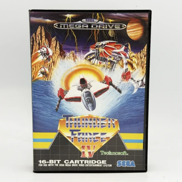 Thunder Force IV PAL Game Complete In Box For Sega Mega Drive