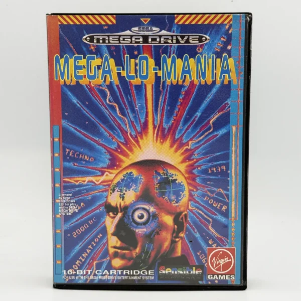 Mega-Lo-Mania PAL Game Complete In Box For Sega Mega Drive